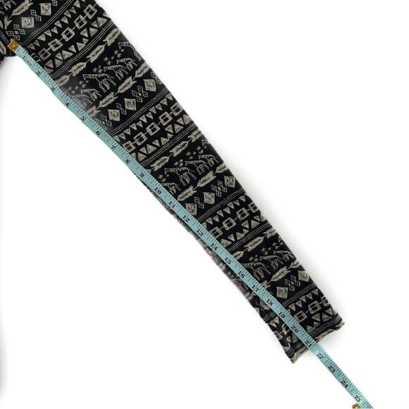 Billabong Bodycon Tribal Long Sleeve Cotton Mini Dress Large - Picture 9 of 10